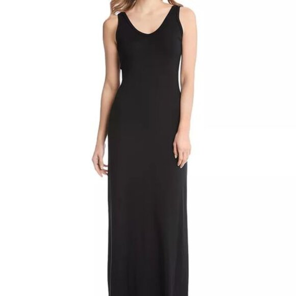 Karen Kane Alana Maxi Dress Black Sz XS - Picture 1 of 11